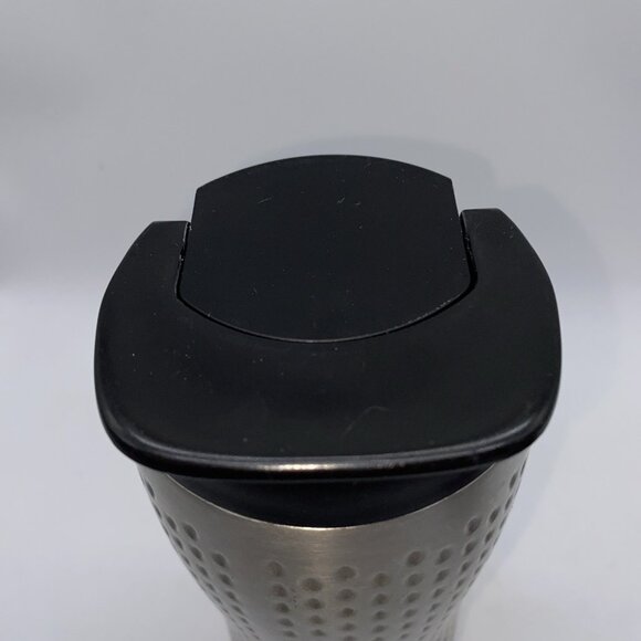 Starbucks Dimpled Stainless Steel 16 Oz Insulated Coffee Tea Travel Mug 2008 - Picture 6 of 14